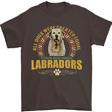 A Labrador Dog Mens T-Shirt 100% Cotton