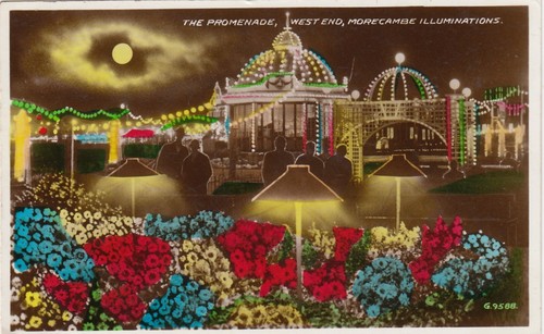 Postcard the promenade west - the,