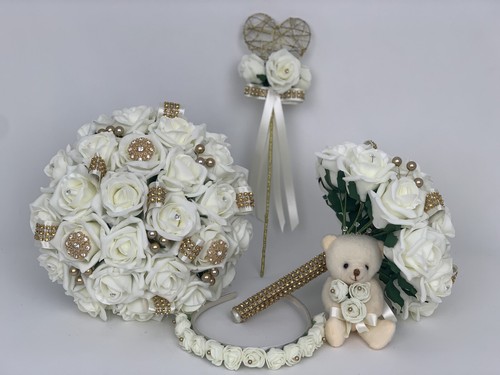 Wedding bouquets gold bride - bouquets,,