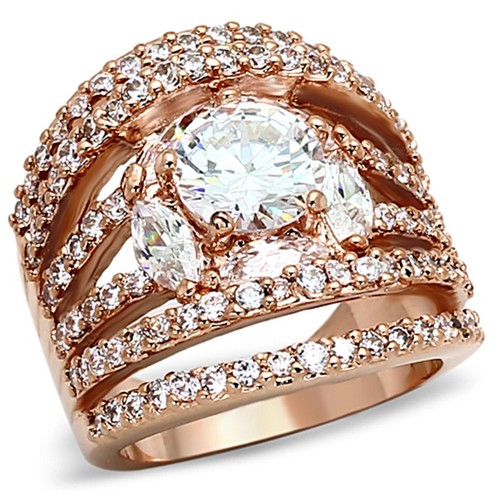 Rose gold cocktail - , ring