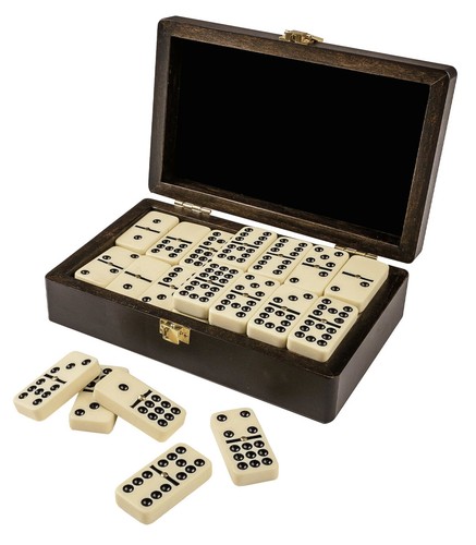 Double dominoes with - double,