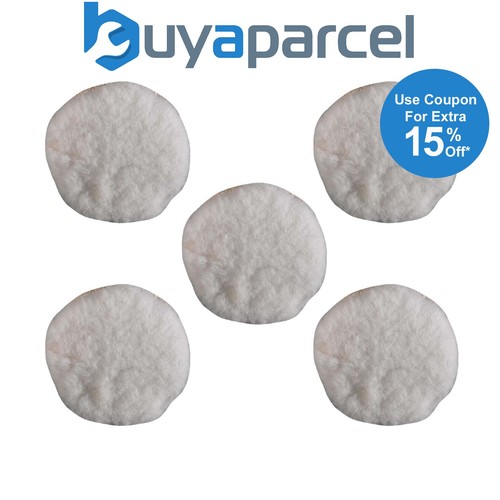 Draper 125mm lambs wool - x5,