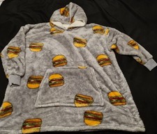 Beefburger/Hamburger Primark SNUDDIE Hooded Oversized Fleece Blanket M/L