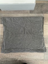FALCONERI Grey 100% Cashmere Rectangle Scarf One Size