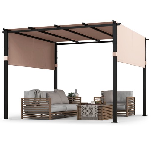 10x10 flat top metal - top,