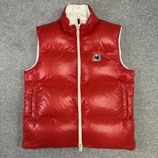 Moncler Monginevro Gilet Red Size 3 M/L 100% Authentic