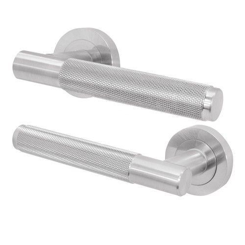 Satin internal door handle - satin,