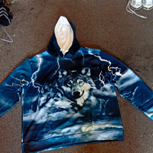 Women blue wolf - xl,