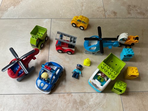 Lego duplo police car working - car,