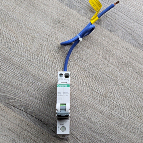 Crabtree rcbo 32a - 32a, type