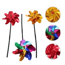 6 Pcs  Decorative Windmills