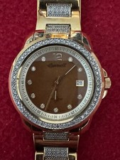 INGERSOLL DIAMOND  IG 0152 DM N 37614 CARAT GOLD PLATED USED
