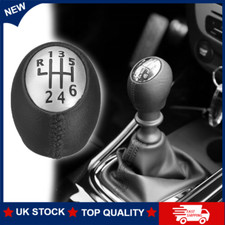 6 Speed For Renault Megane 3 Fluence Clio Leather Gear Shift Knob Lever Gaitor 