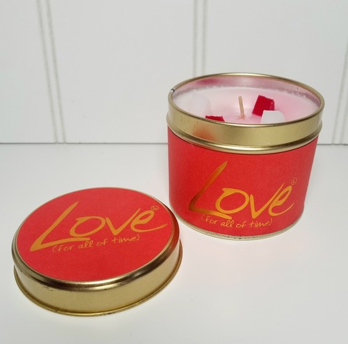 Love candle tin - candle, tin,