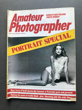 1986 Amateur Photographer  Magazine Terry O'Neill Portraits Pets Hollywood