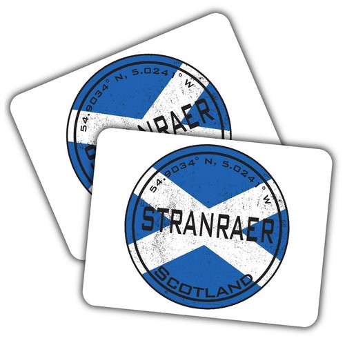 Vinyl sticker stranraer - 2x,
