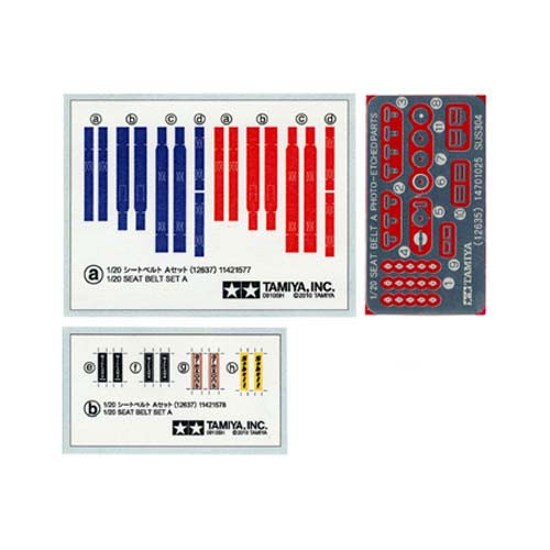 Tamiya 12637 seat belt set - seat,
