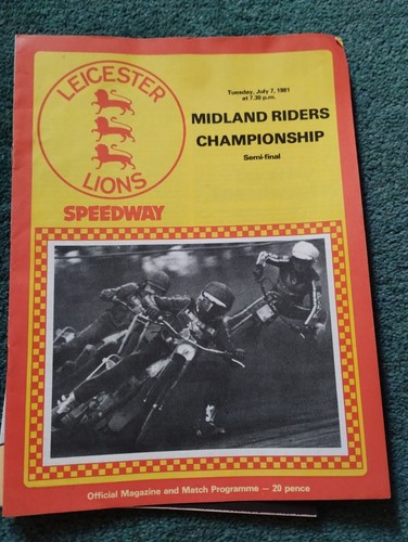 Sk20d speedway programme