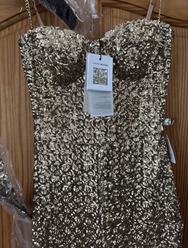 Nwt nadine merabi gold lucinda - merabi,