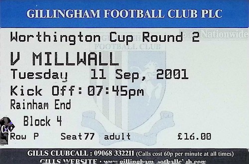 Gillingham millwall - gillingham,