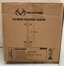 Realtree 16-Rod Round Fishing Rod Storage Rack