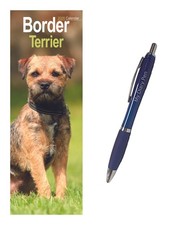 Border Terrier Slim Calendar 2026 + EXCLUSIVE LIMITED EDITION PEN