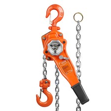 VEVOR Lever Block Chain Hoist G80 Ratchet Puller 750 kg Capacity 1.5 m Lifter