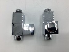 Chrome radiator valves - radiator, brass