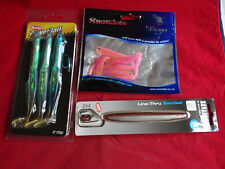 VARIOUS UNUSED SANDEEL LURES AND SIMILAR, SAVAGE GEAR, BERKLEY & SNOWBEE