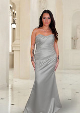 Satin Mermaid Bridesmaid Dress