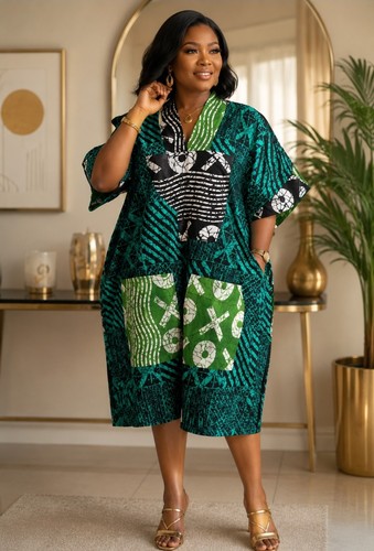 African print ankara kaftan - african,