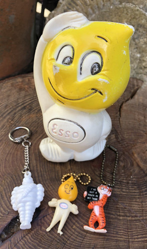 Keyring vintage 1960 - 1960/70s, esso