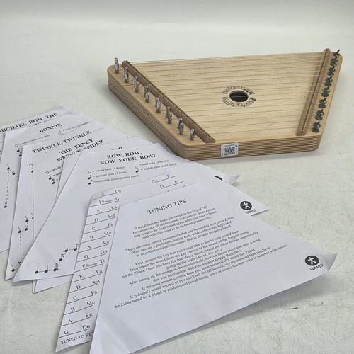 Wanju zither lap harp wooden - lap,