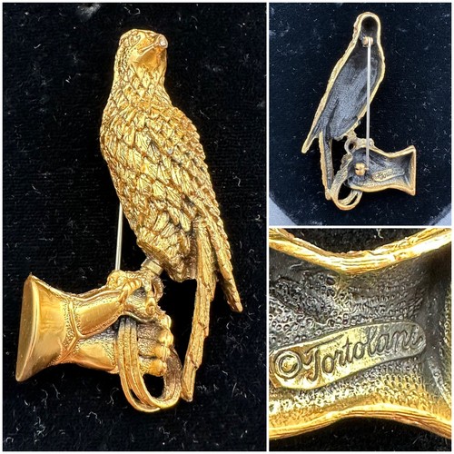 Vintage tortolani gold tone - tortolani,