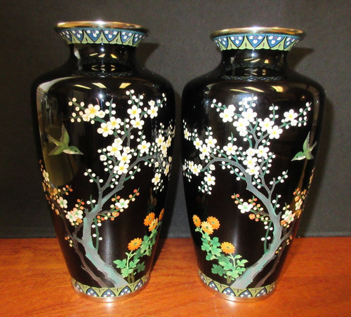 Antique mirror pair japanese - pair,