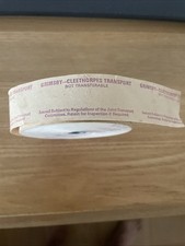 Grimsby Cleethorpes Transport Setright Bus Ticket Machine Roll