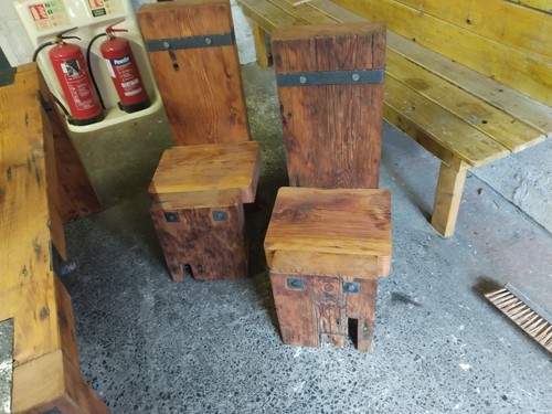 Rustic handmade wood - wood, &