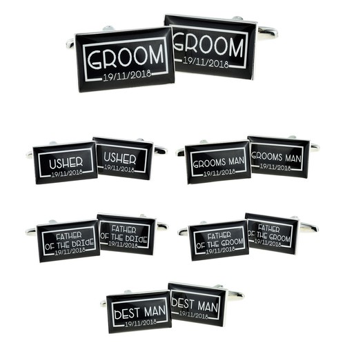Personalised date black - date,