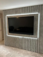 Media Wall Tv Panel Only