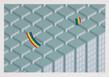 Patrick Hughes - Crash Landing  (1981) - Signed Screenprint