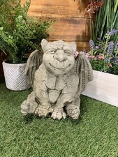 Stone garden gargoyle gremlin - stone,