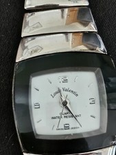 Lovely Louis Valentin Silver Toned Wristwatch Watch Full Working Order New...