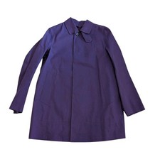 Mackintosh Men's Classic Bonded Raincoat Purple Size 42"