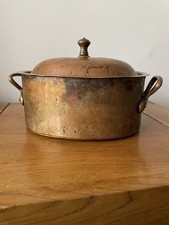Late 19th Century Copper Pan “Helvetia Pot” Stamped