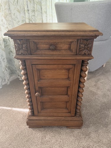 French carved oak barley - , twist