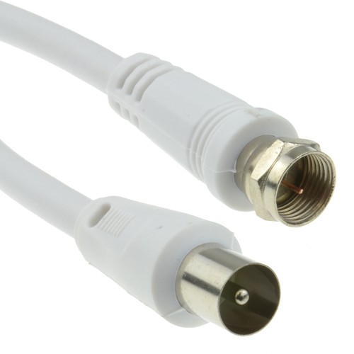 Coaxial type connector male - f,