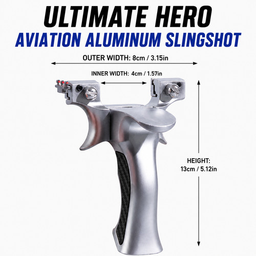 Aluminum slingshot catapult - aluminum,