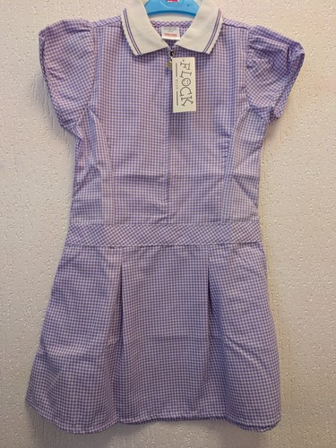 Lilac gingham summer school - lilac,