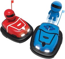 RED5 Remote Control Bumper Cars Two Pack with Ejecting Drivers Dodgem RC Toy Se