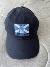 New TURNBERRY GOLF CLUB Golf Hat Baseball Cap Navy Blue Adjustable Embroidery